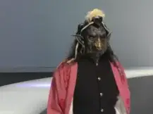 犹如雷公一般的妆发，还以为是电脑特效做的！