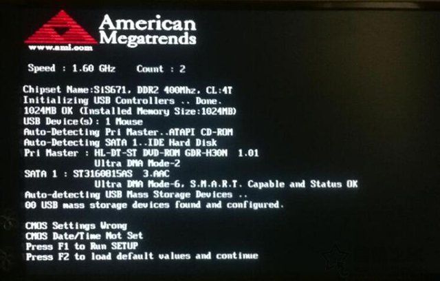 按F1才能进系统怎么办？电脑开机需要按f1才能进入系统的解决办法