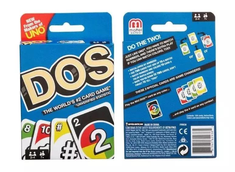 乌诺牌 游戏规则_UNO桌游续作DOS新卡牌新玩法_UNO桌游DOS游戏规则介绍