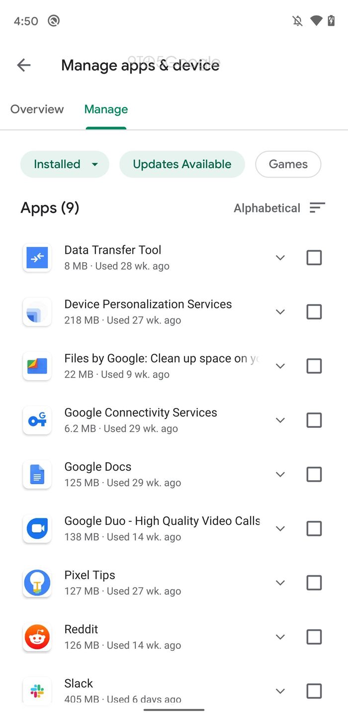 apk store_Play Store 新功能 概览标签页_Play Store 我的应用 更名为管理应用和设备