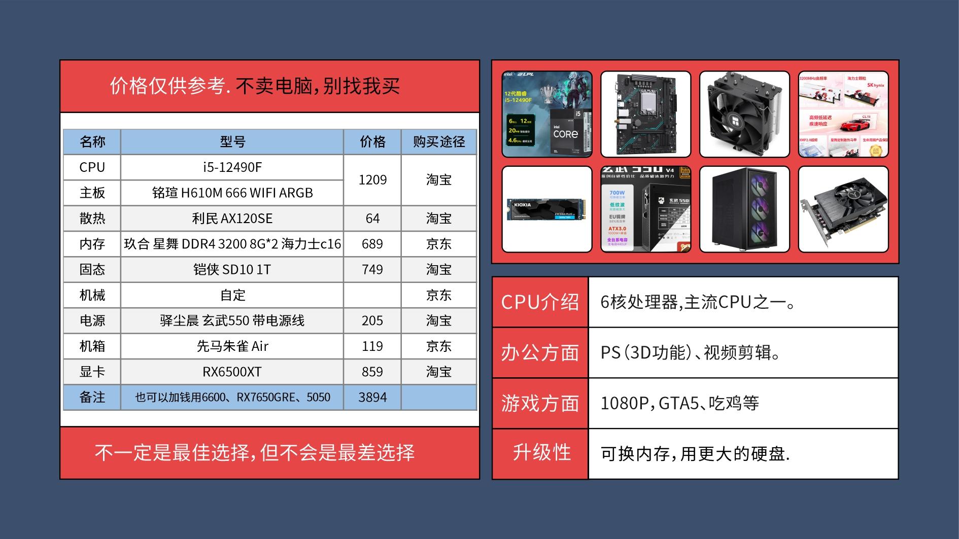硬件品牌推荐_主机的cpu坏了会怎样_电脑DIY组装教程