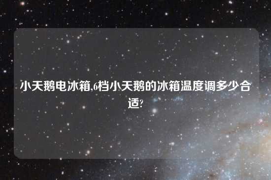 小天鹅电冰箱,6档小天鹅的冰箱温度调多少合适?