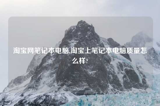 淘宝网笔记本电脑,淘宝上笔记本电脑质量怎么样?