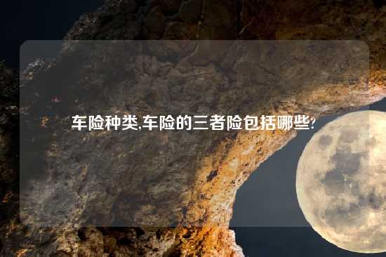 车险种类,车险的三者险包括哪些?