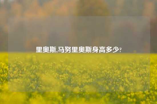 里奥斯,马努里奥斯身高多少?