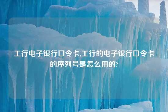 工行电子银行口令卡,工行的电子银行口令卡的序列号是怎么用的?