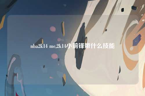nba2k14 mc,2k14小前锋带什么技能
