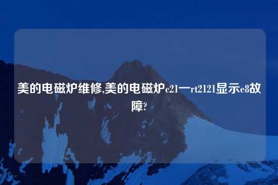 美的电磁炉维修,美的电磁炉c21一rt2121显示e8故障?