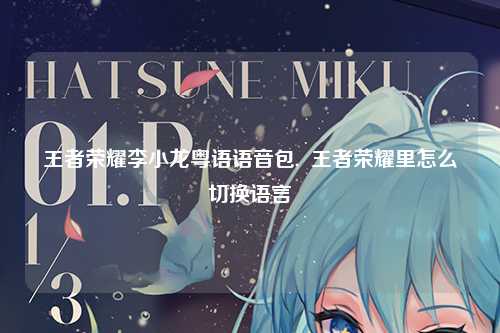 王者荣耀李小龙粤语语音包,  王者荣耀里怎么切换语言