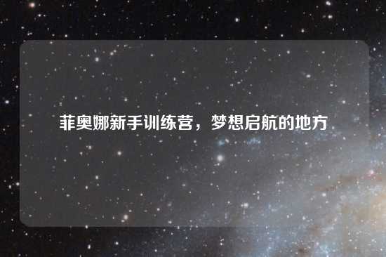 菲奥娜新手训练营，梦想启航的地方